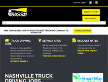 Tablet Screenshot of beacontransport.net